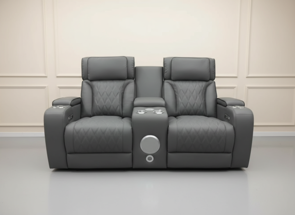 Isabella Gray Loveseat Power Recliner
