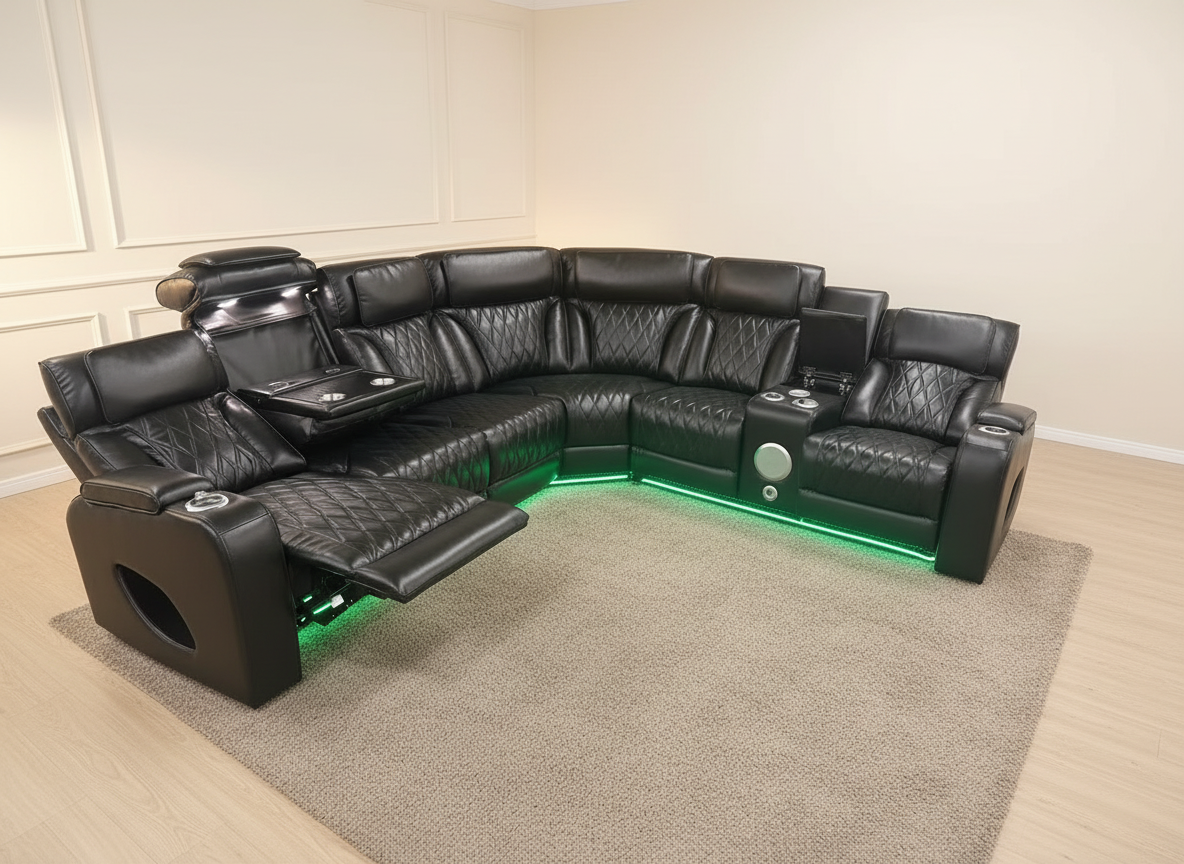 Mary Black Power Reclining Sectional - Image 2