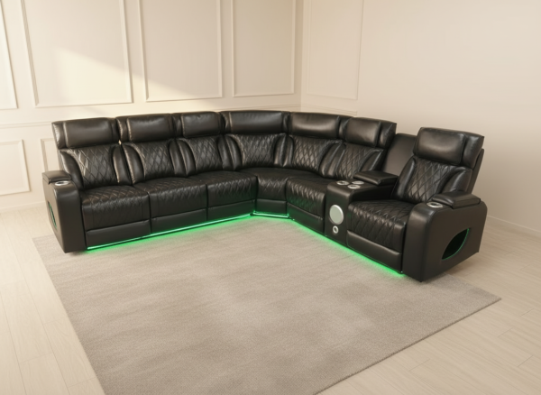 Mary Black Power Reclining Sectional